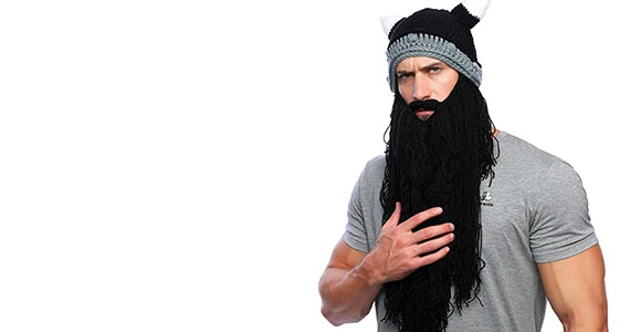 long beard bonnet hat beanie